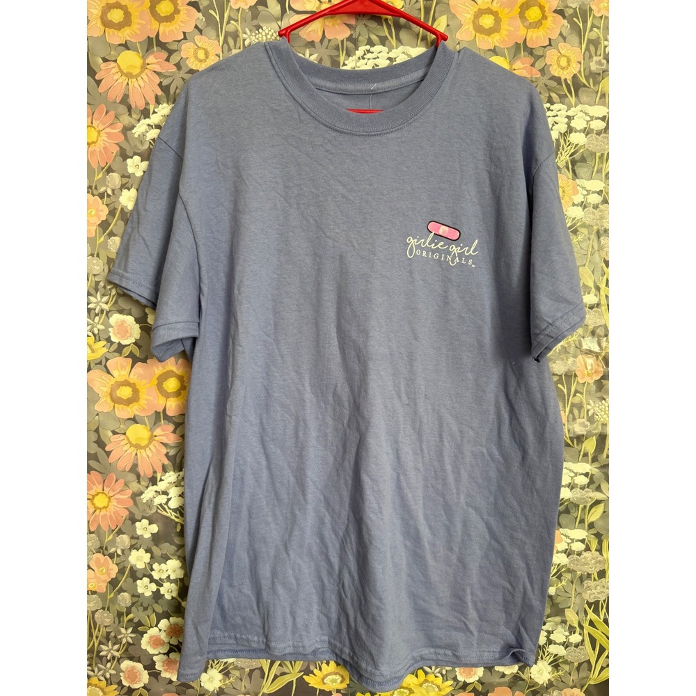 Girlie Girl Originals Healthcare Hero Graphic T Shirt Blue Size L
